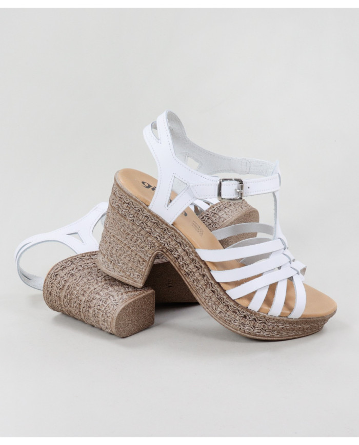 Sandalias de Lady Ginova con Strips en Skin
