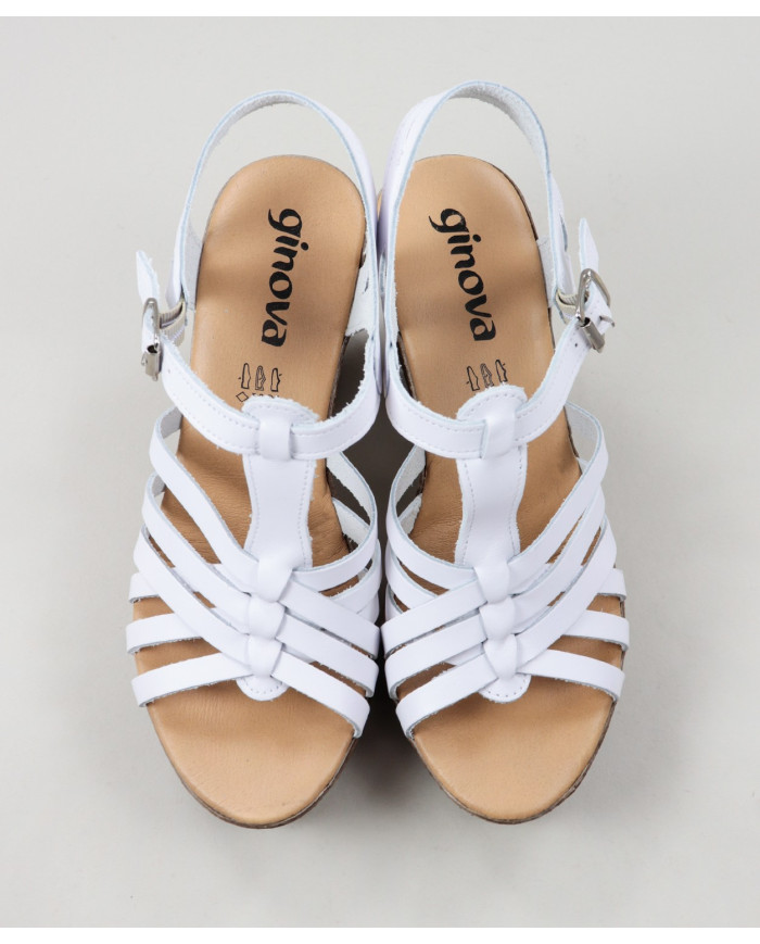 Sandalias de Lady Ginova con Strips en Skin