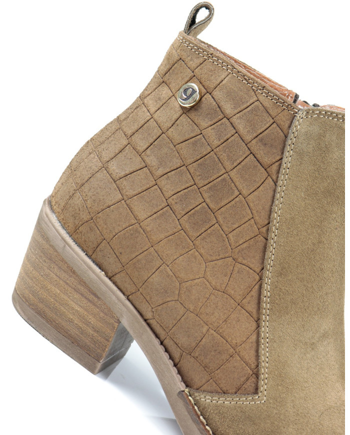 Botim Taupe Middle Jump Ginova in Camurça