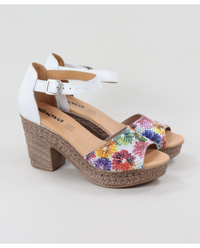 Sandalias de Madame Ginova Floridas
