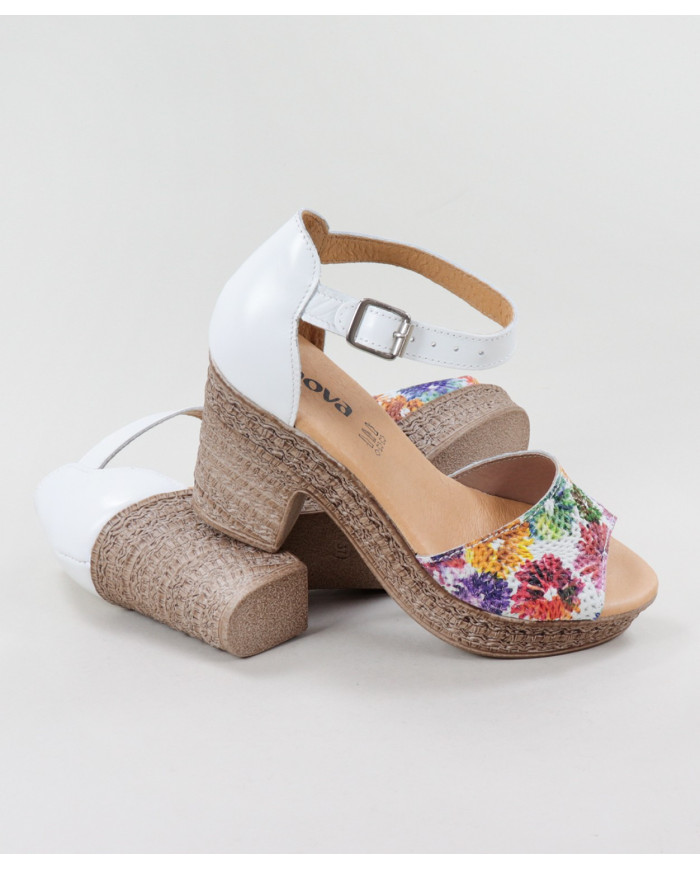 White Sandals by Lady Ginova Floridas
