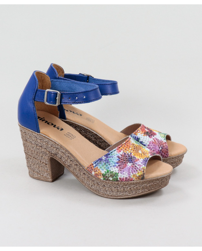 Blue Sandals by Lady Ginova Floridas