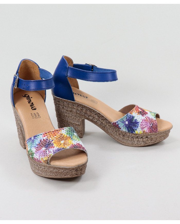 Sandalias de Madame Ginova Floridas