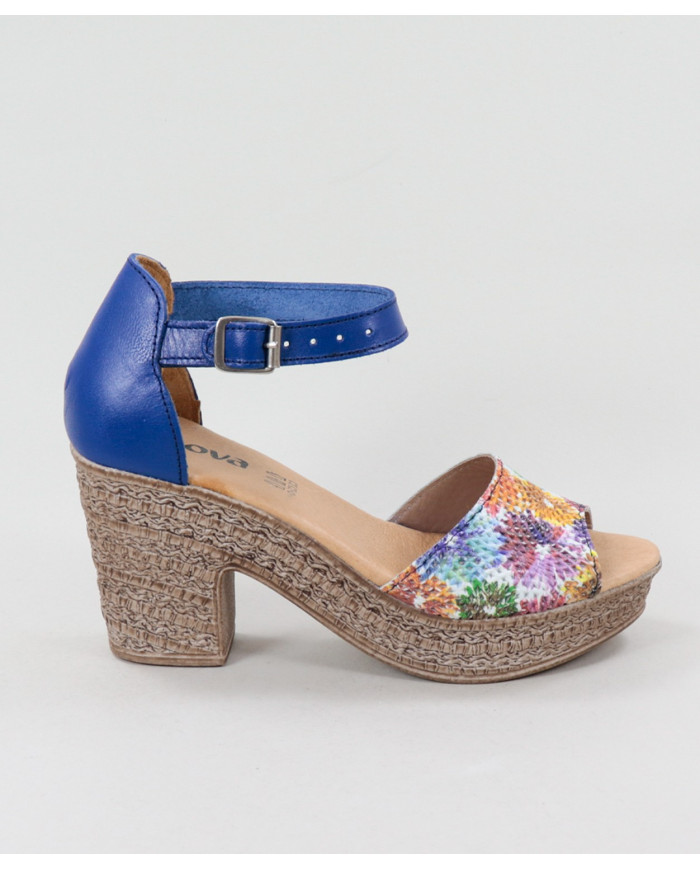 Blue Sandals by Lady Ginova Floridas