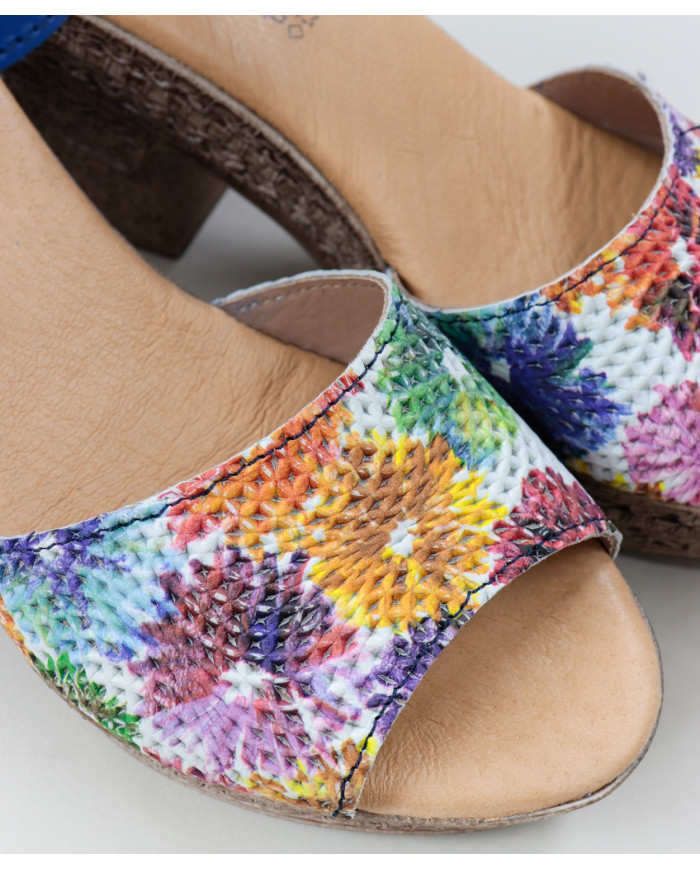 Blue Sandals by Lady Ginova Floridas