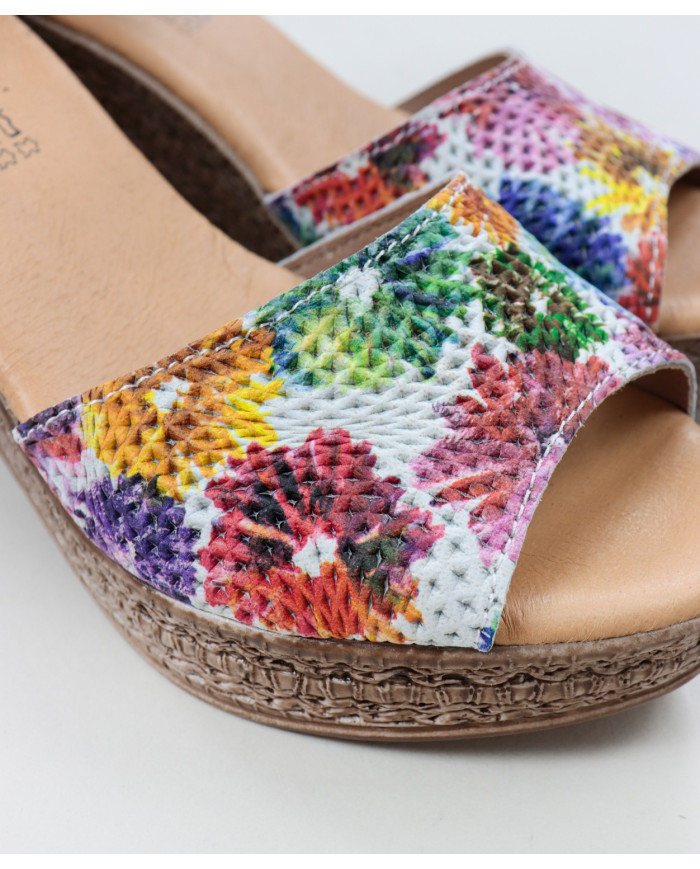 Sandalias de Madame Ginova Floridas