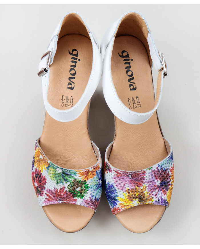White Sandals by Lady Ginova Floridas