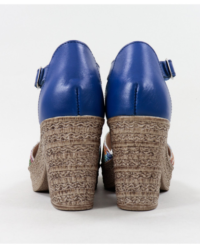 Blue Sandals by Lady Ginova Floridas