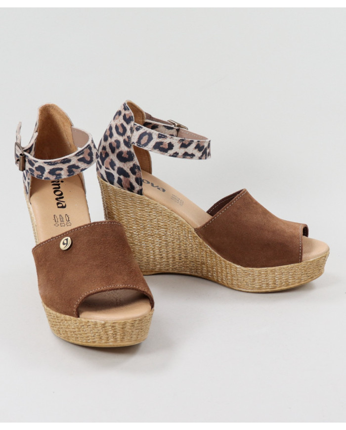 Sandalias de Madame Ginova Leopard