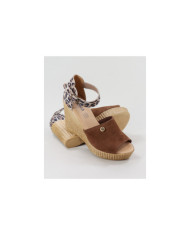 Camel Sandals by Lady Ginova Leopard