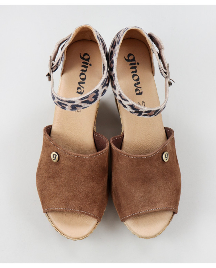 Sandalias de Madame Ginova Leopard