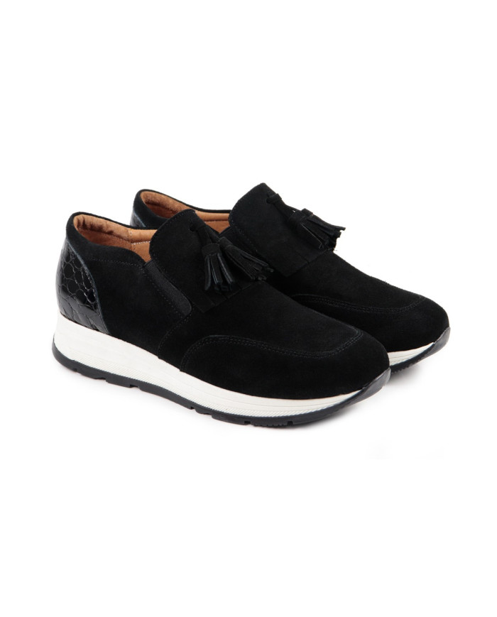 Women's Black Ginova shoes with Berloque