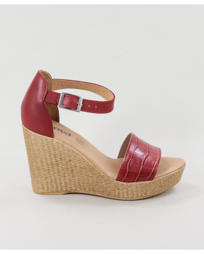 Red Sandals by Ms. Ginova