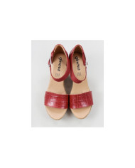 Sandalias de Senhora Ginova con cinta grabada