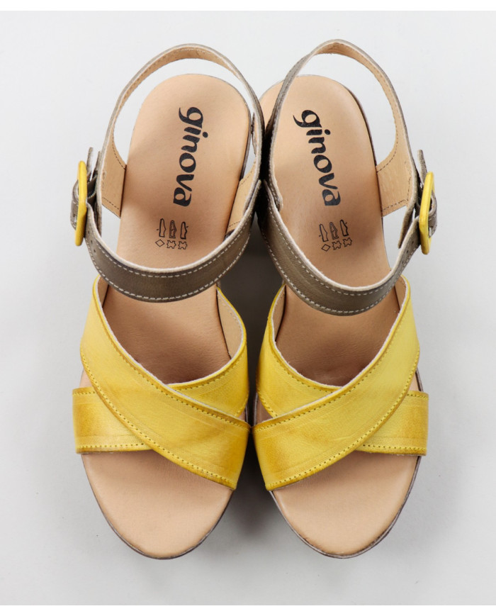 Lady Ginova Sandals with Two Tons