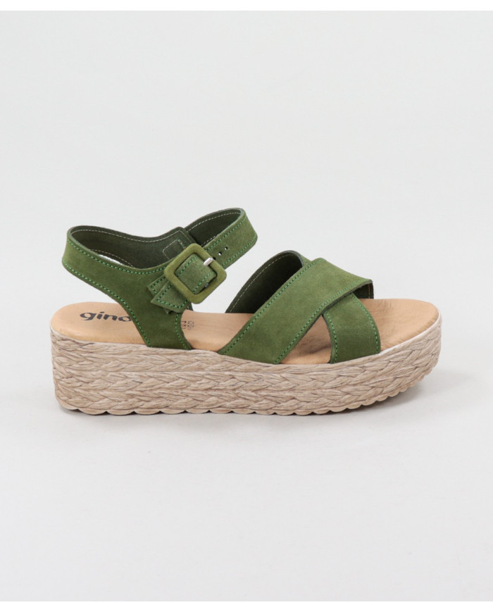 Sandalias de Senhora Ginova de Tiras Cruzadas