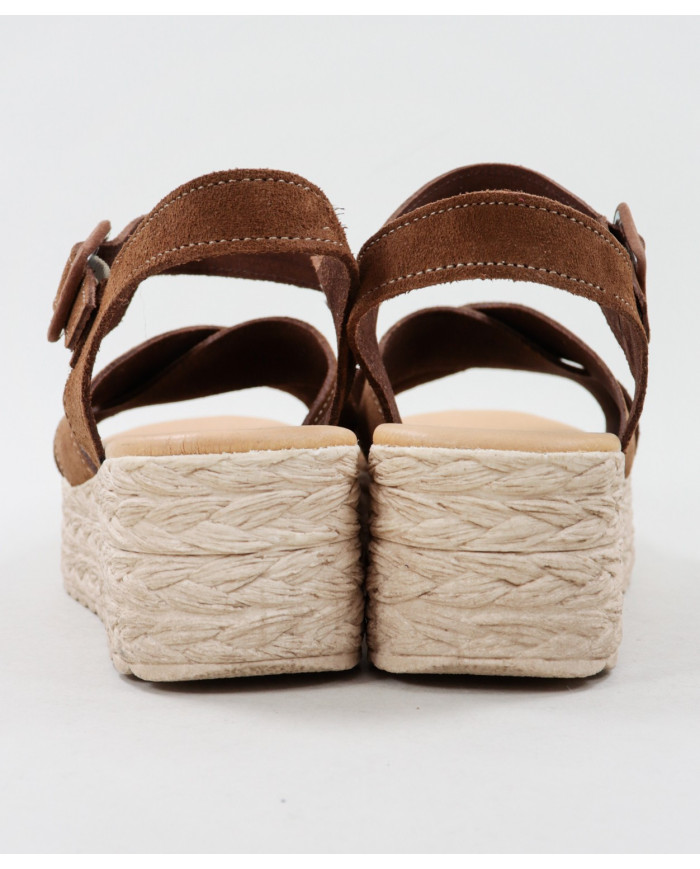 Sandalias de Senhora Ginova de Tiras Cruzadas