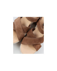 Sandalias de Senhora Ginova de Tiras Cruzadas