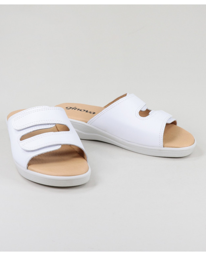 Zuecos Ginova Comfort para Mujer con Velcro para Ancho Ajustable