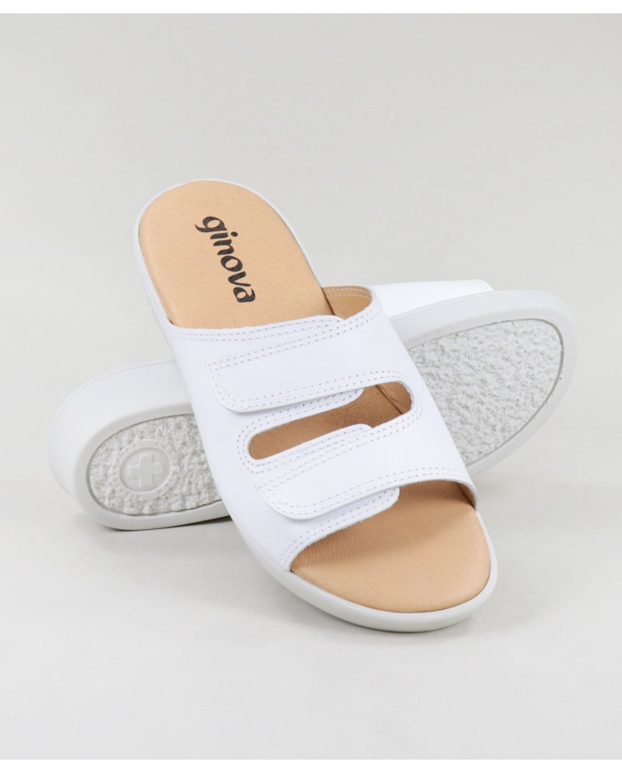 Zuecos Ginova Comfort para Mujer con Velcro para Ancho Ajustable