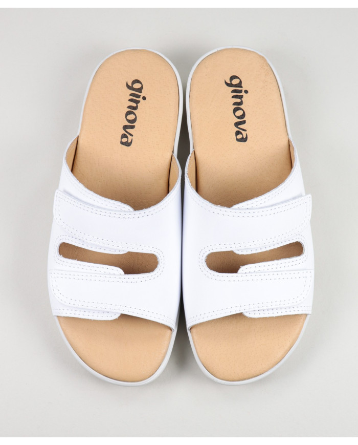 Zuecos Ginova Comfort para Mujer con Velcro para Ancho Ajustable