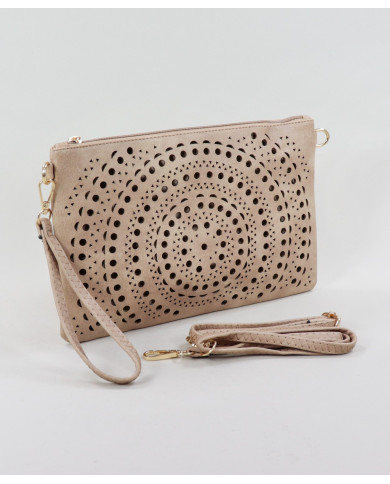 Women's Clutch Maple Perforated