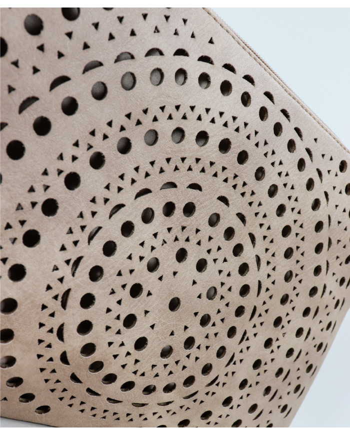 Women's Clutch Maple Perforated