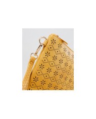 Clutch Feminina Mostarda Perfurada