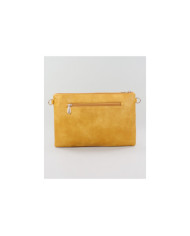 Femenino embrague Mostarda Perforated