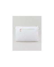 Clutch Feminina Branca Perfurada