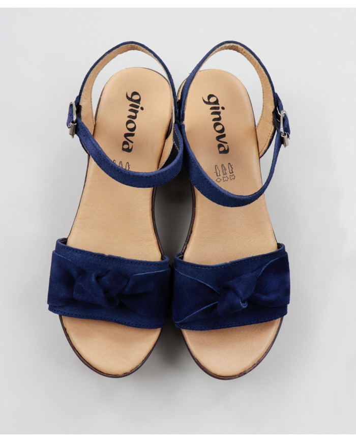 Sandalias de Cunha Ginova con Nó