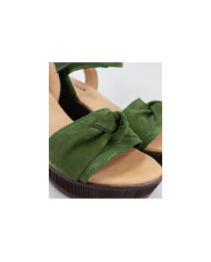 Green Sandals of Cunha Ginova with Nó