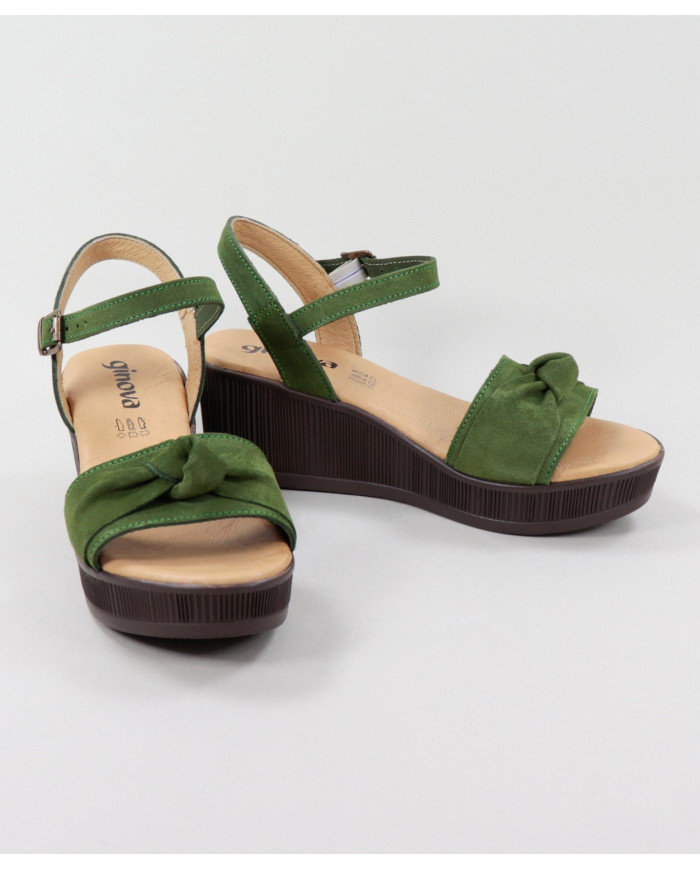 Sandalias de Cunha Ginova con Nó