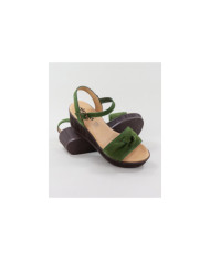 Green Sandals of Cunha Ginova with Nó
