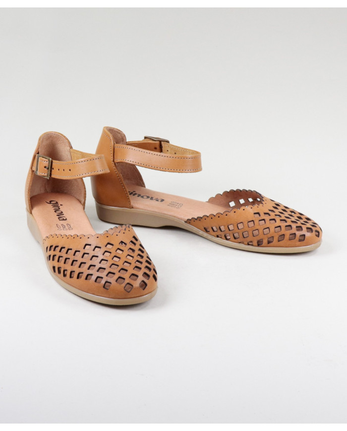 Sandálias de Senhora Ginova Perfuradas