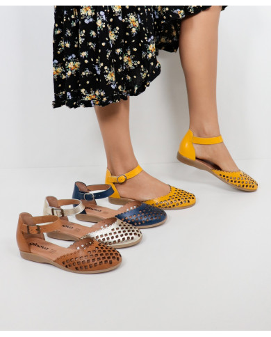 Sandals by Madame Ginova Perforated