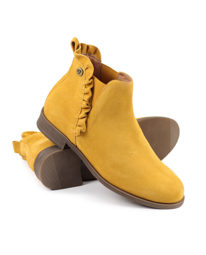 Botas de Rase para Mujeres Ginova Folhos