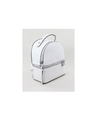 Mochila Branca de Senhora com Fecho