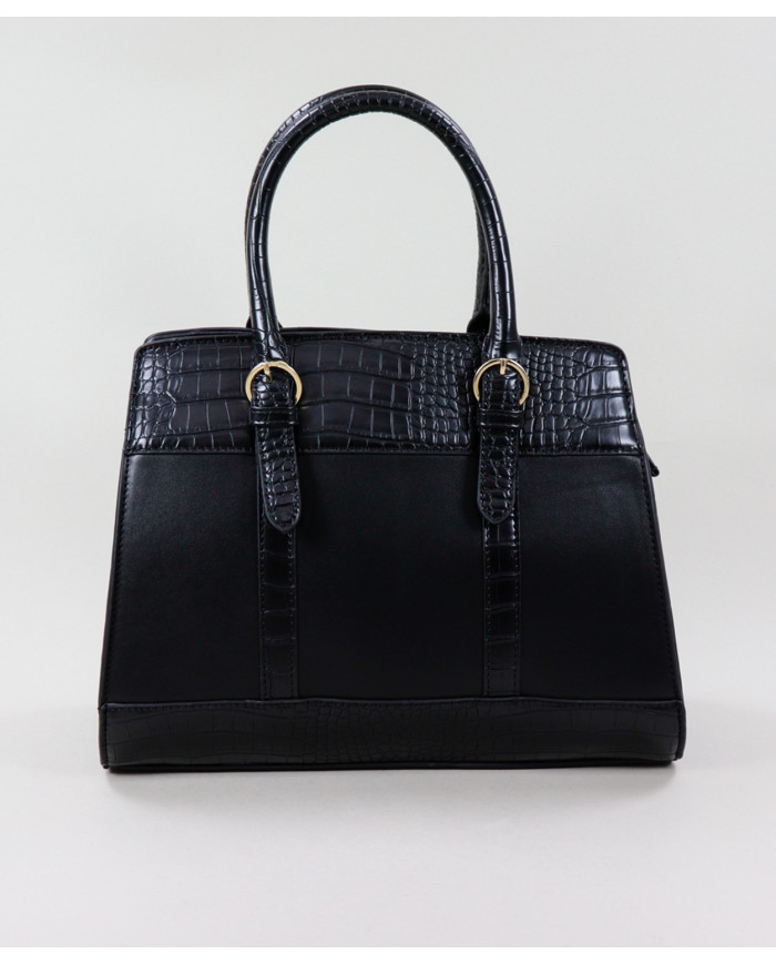 Ladies Black Case with Buckles