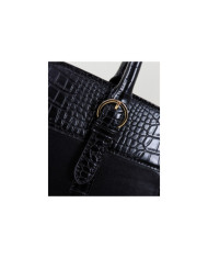 Ladies Black Case with Buckles