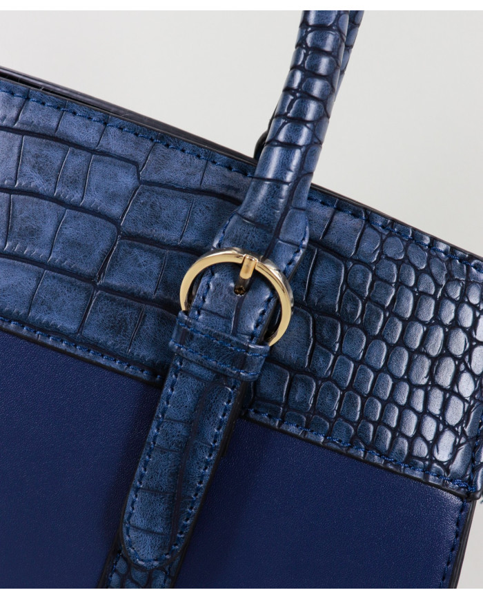 Blue Lady Bag with Buckles