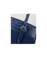 Blue Lady Bag with Buckles