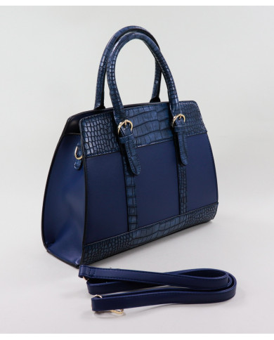 Blue Lady Bag with Buckles