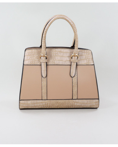 Lady Beige Bag with Buckles