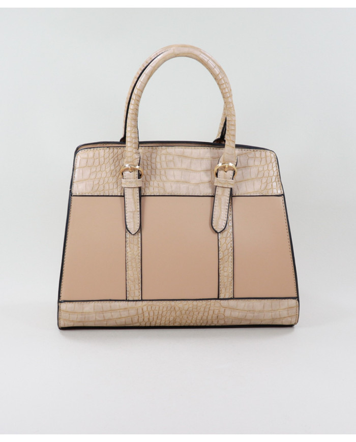 Lady Beige Bag with Buckles