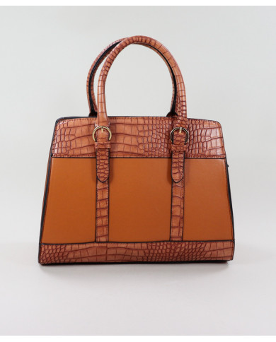 Señoras Camel Bag con Buckles