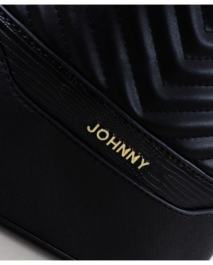 Mochila Preta de Senhora com Costuras