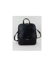 Mochila Preta de Senhora com Costuras