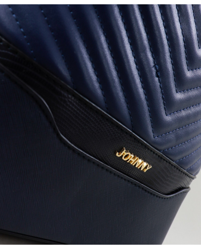 Ladies Blue Backpack with Seams