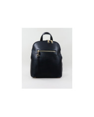 Mochila negra de mujeres con cierre frontal